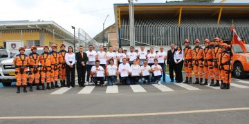 Graduación de Voluntarios de la Defensa Civil Colombiana Seccional Nariño en la Celebración de la Independencia de Colombia